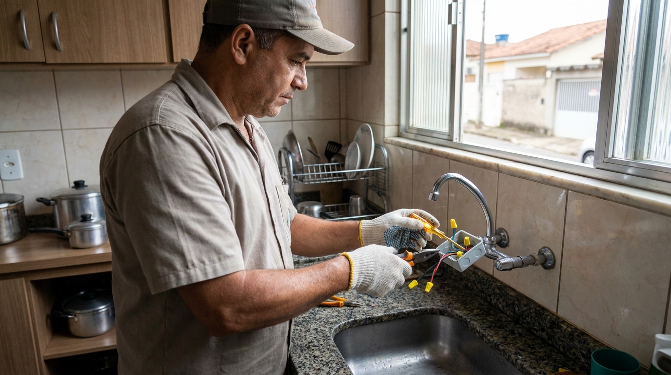 Adequação de Ponto Elétrico em Cascavel‑PR