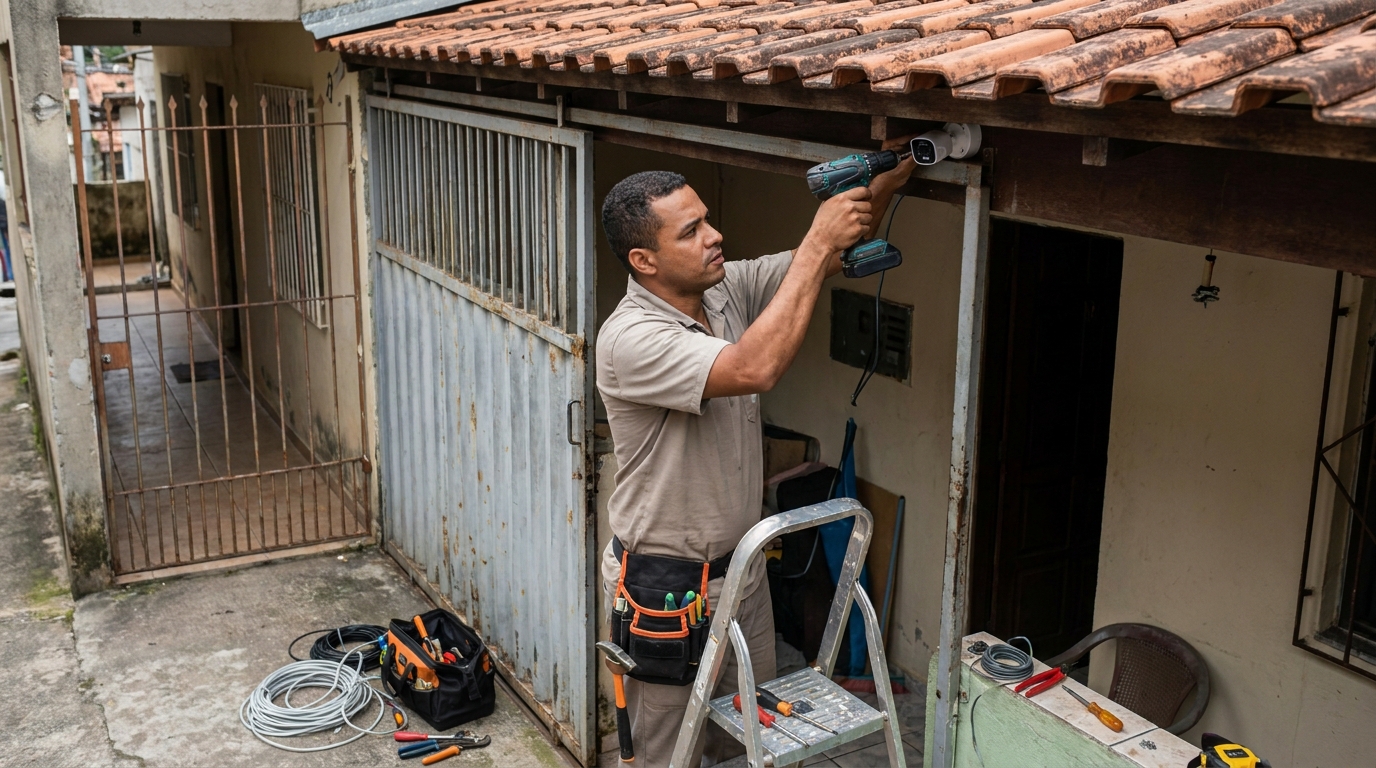 Instalação de Câmera Residencial em Cascavel‑PR