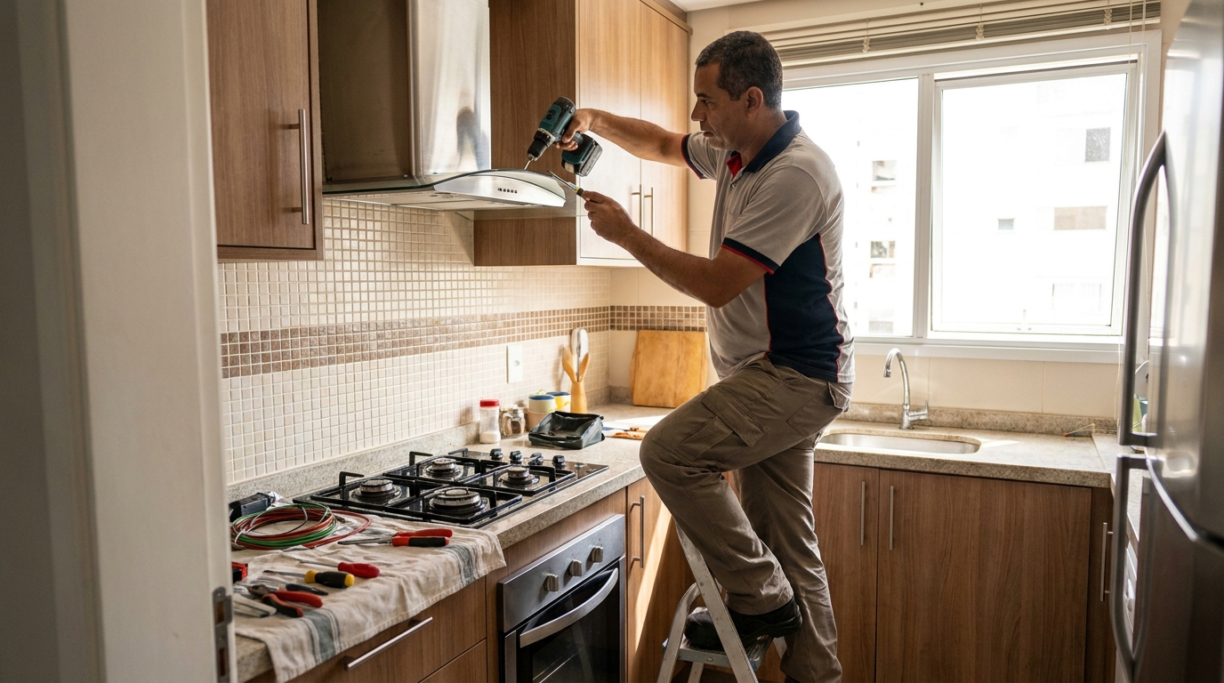 Instalação de Exaustor em Cascavel‑PR