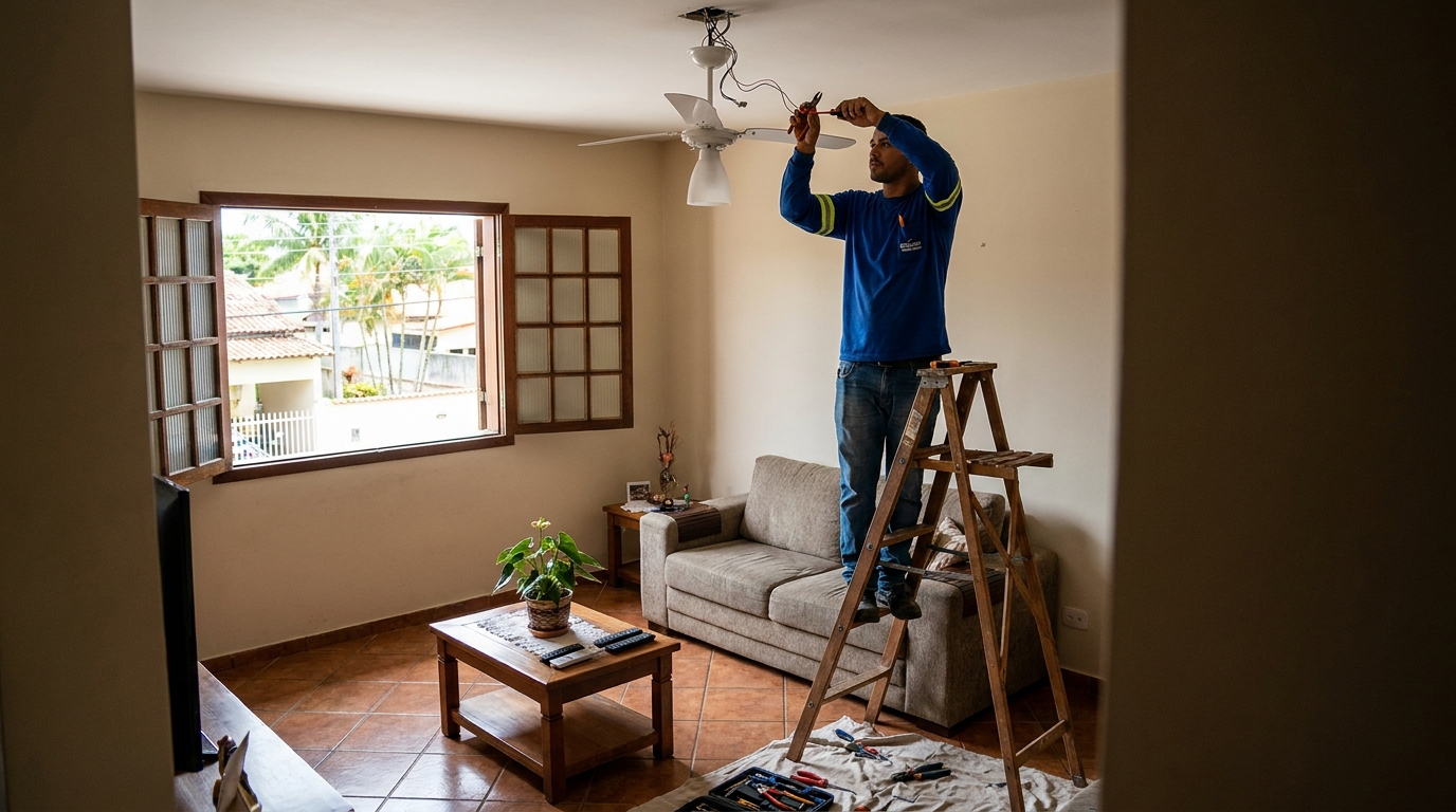 Reforço de Suporte no Teto em Cascavel‑PR